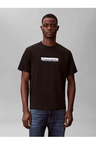 Calvin Klein Lv04lf812gub1 20s Eu Wholesale Sportswear Grap Erkek Tişört Siyah