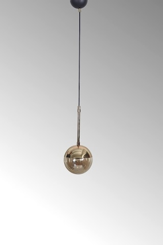 Luzarana Nova Tekli Gold-Siyah Metal Gövde Bal Camlı Tasarım Lüx Sarkı... Çok Renkli