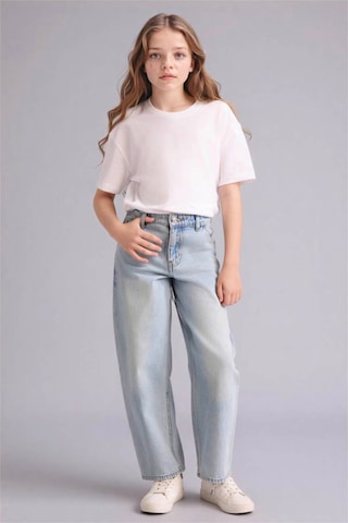 Defacto Baggy Fıt Jean Pantolon Kız Çocuk G4650a826smnm39 Mavi-nm39