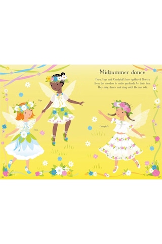 Little Sticker Dolly Dressing Summertime Fairies Usborne Publishing