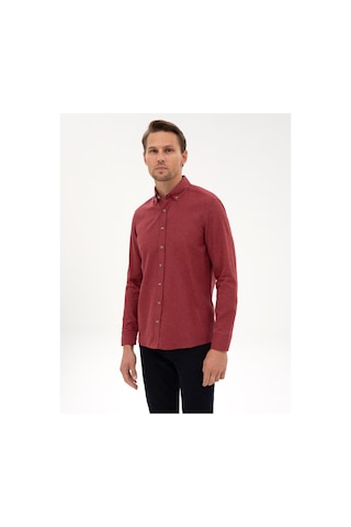 Pierre Cardin Erkek Bordo Gömlek Desenli 50316751-vr014 Bordo