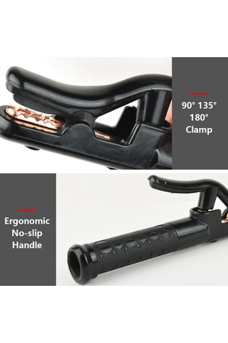 Konesam Siyah Bakır-abs Elektrik Kaynak Tutucu 1000a Ağır Tip Kaynak Makinesi Aletleri Siyah