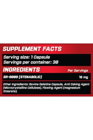 Grimlabs Bloodlust Sr9009 Stenabolic 10 Mg 30 Caps