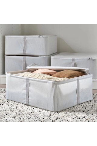 Ikea Hemmafıxare Saklama Hurcu 44 X 51 X 19 Cm Beyaz - Gri