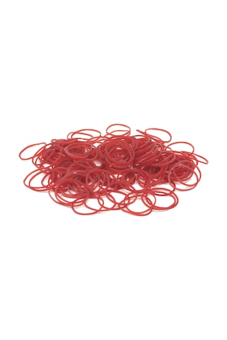 Ekoset Kırmızı Paket Ambalaj Toka Para Lastiği 40 MM 1 KG