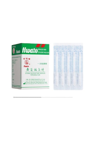 Hwato 0,25x0,25mm Çelik Akupunktur İğnesi