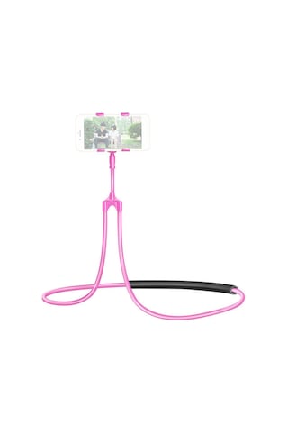 Lemestar Yetenekli Boyun Bağlı Telefon Tutucu - 78 Cm Pembe, Hafif Ve Kompakt, Fotoğraf/videografi İçin Pratik, Unutulmaz Anları Yakala