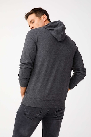 Igs İgs Erkek Antrasit Modernfıt / Ekstra Dar Kalıp Kapşonlu Fermuarsız Sweatshirt Antrasit