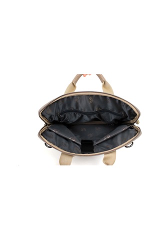 Taba Renk  Beş Bölmeli 13 Ve 14 İnç Evrak Ve Laptop Çantası Taba