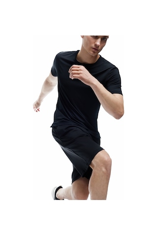 Koton Beli Bağcıklı Cep Detaylı Oversize Bermuda Spor Şort Siyah 5sam40111nk Siyah