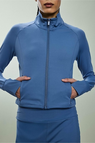 Defacto Slim Fit Dar Kesim Dik Yaka İçi Yumuşak Tüylü Hırka F2008ax26spın34 İndigo-ın34