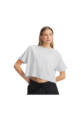 A6011064-023 Under Armour Ua Rival Boxy Tee Solid Kadın T-shirt Gri A6011064-023