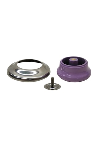 1 Adet Lila Tencere Tava Sahan Cam / Metal Kapak Kulpu