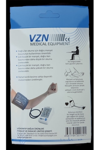 Vzn Tansiyon Aleti Manşonu 22-36 CM