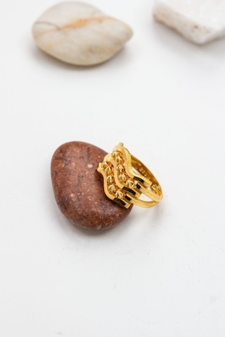 Latif Kuyumculuk 22 Ayar Altın Zigzag Dorika Kadın Yüzük Lkyzk1548 Altın