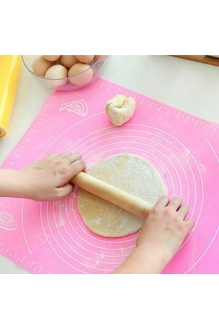 Sengenegel Silikon Büyük Hamur Açma Matı 45x65