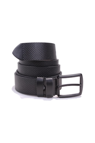 Dagoster DMK26-353 Siyah 4 CM Suni Deri Erkek Kemer Siyah
