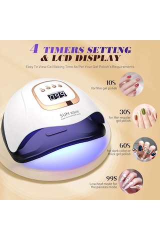 Güzellik Led Uv Işık Akıllı Kurutma Tırnak Jeli Özel Kurutma