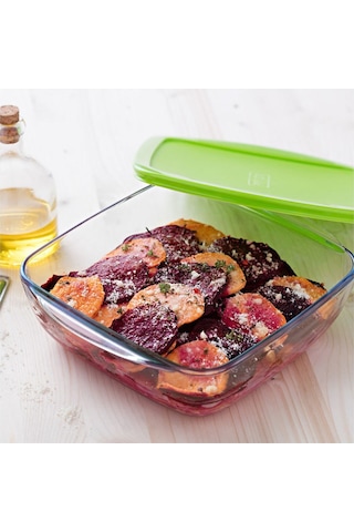 Pyrex 211P000 Kare Saklama Kabı 1 L Çok Renkli