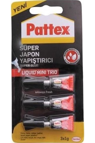 Pattex Süper Japon Mini Trio 3X1Gr