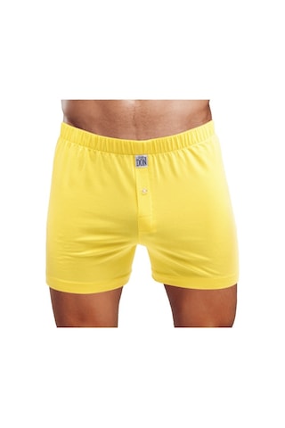 The Don Sarı Renk Jersey Penye/Örme Erkek Boxer
