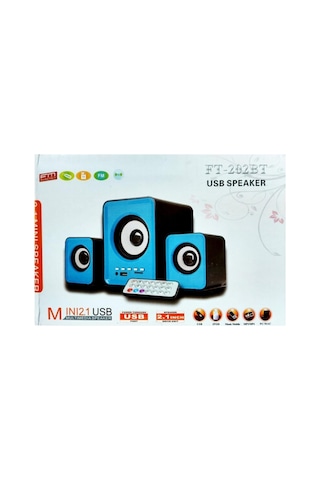 2+1 Mini Hoparlör Pc/tv/telefon Uyumlu Bluetooth Lu Ses Sistemi Speaker