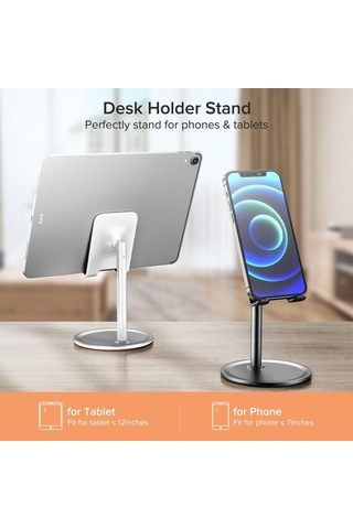 Gümüş Vaorlo Telefon Tutucu İpad Tutucu Canlı İzlemek İçin Film Telefon Braketi iPhone Uyumlu 11pro 12 Xiaomi Huawei