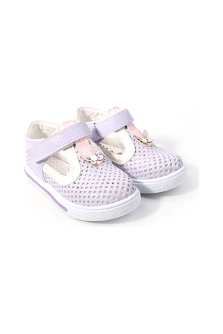 Şirin Bebe 2078 Kız Bebek Ortopedik Ayakkabı Sandalet Lila