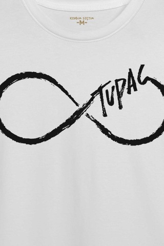 Tupacc Shakur Sonsuzluk Makaveli Cartoon 2pac Baskılı Tişört Unisex T-shirt 001