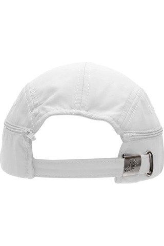 Abarta Unisex Fermuarlı Spor Koşu & Tenis Şapkası -beyaz