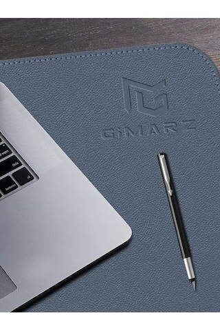 Gimarz Gimarz 25x25 Mavi Deri Mouse Paspası 215012054