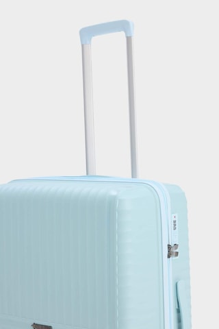 Defacto Unisex Sert Kapaklı Çekçekli Orta Boy Valiz E7080axnsbe827 Mavi-be827