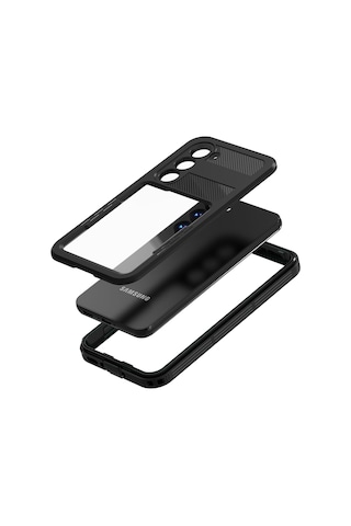 Galaxy S23 Plus Uyumlu 1-1 Su Geçirmez Uyumlu-siyah Siyah