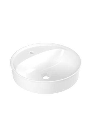 Serel - Yuvarlak Çanak Delikli Lavabo 46 Cm - 2058txs110h- Diğer