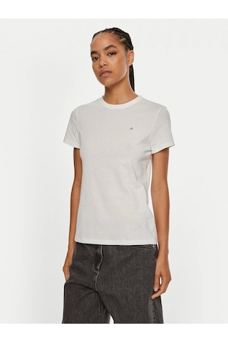 Calvin Klein Calvın Kleın Kadın T-shırt K20k208061-yaf Beyaz