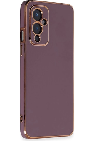 Newface - 15 - One Plus 9 Kılıf Volet Silikon - Ece-umay - - Mor