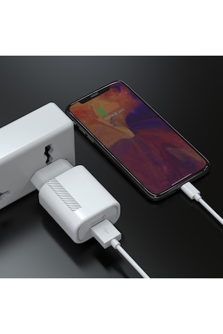 15w Ultra Hızlı Şarj Başlığı Kablo Set Type-c Ultra Hızlı Şarj Akım Korumalı Kablo Ve Adaptör Seti