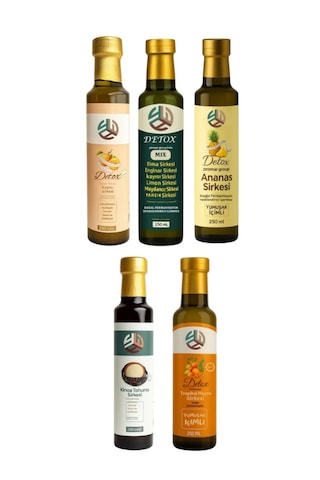 Promar 5li Lezzet Doğal  Sirkeleri 250 Ml X5 Adet