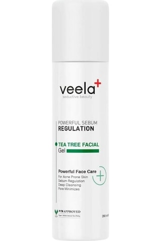 Veela Akneye Yönelik Ciltler İçin Sebum Düzenleyici Yüz Temizleme Jeli