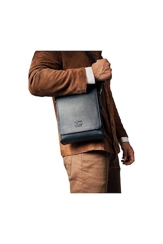 Postacı Çantası Erkek Hakiki Deri Kroko Kangaroo Kıngdom 5512-Ck