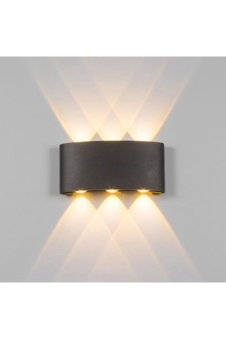 Leezsing Ip65 Suya Dayanıklı 6 Başlı Led Duvar Lambası - Koridor Ve Merdiven Aydınlatma İçin Sıcak Beyaz Işık Ilık Beyaz