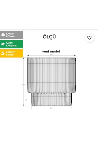 Büyük Dekoratif Modern Saksı Ve Vazo 30 Lt 36.6 Cm X 36.6 Cm İ