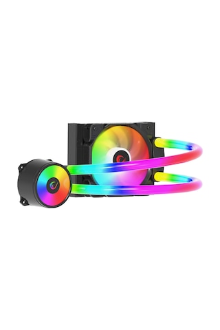 Rampage Iceblade C4 Siyah Ledli Tüplü 120mm Svı Soğutmalı Cpu Fan