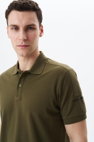 AR-MA Arma Erkek Regular Fit % 100 Pamuk Pike Polo Yaka Tişört Y29374355202 Haki