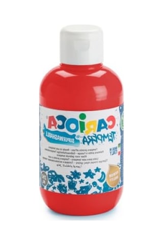 Yıkanabilir Kırmızı Tempera Boya, 250 Ml 10'lu