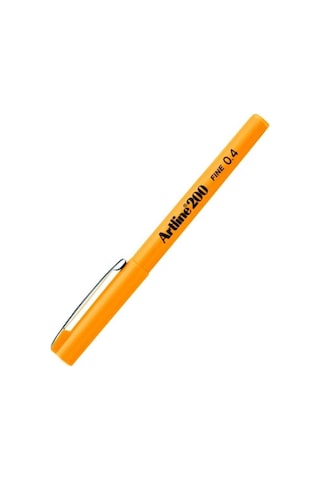 200 Fineliner 0.4 MM İnce Uçlu Yazı ve Çizim Kalemi Turuncu
