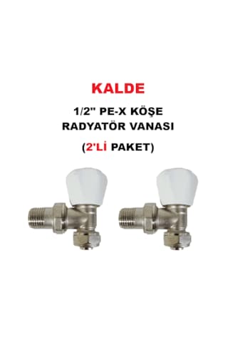 2'li Paket Köşe Radyatör Vanası Pe-x - Ø16 1/2"