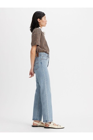 Levi's Ribcage Straight Ankle Kadın Jean Pantolon - Lets Share-2657 Med İndigo - Flat Finish