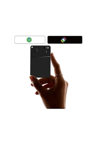 Micflip P28 Suya Dayanıklı AppleiOs UyumluVe Android Uyumlu Wireless Özellikli Akıllı Takip Kartı Siyah