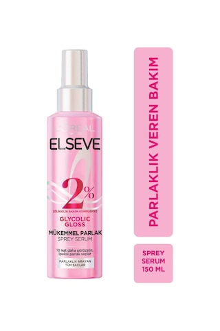 L'oréal Paris Elseve Glycolic Gloss Mükemmel Parlaklık Veren Saç Bakım Sprey Serumu 150ml